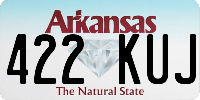 AR license plate 422KUJ
