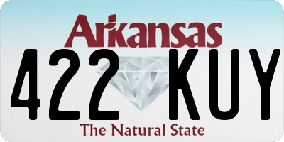 AR license plate 422KUY