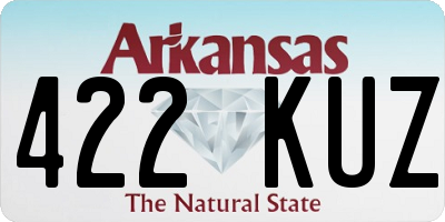 AR license plate 422KUZ