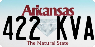 AR license plate 422KVA