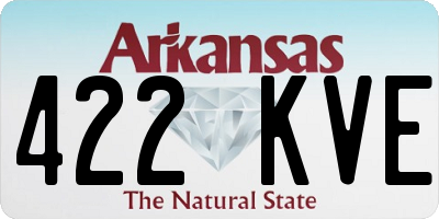 AR license plate 422KVE