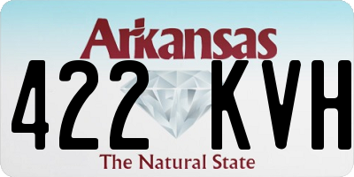 AR license plate 422KVH