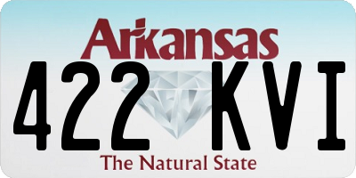 AR license plate 422KVI