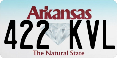 AR license plate 422KVL
