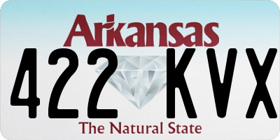 AR license plate 422KVX