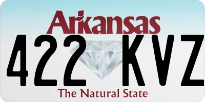 AR license plate 422KVZ