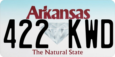 AR license plate 422KWD