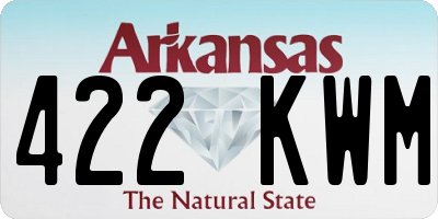 AR license plate 422KWM
