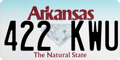 AR license plate 422KWU