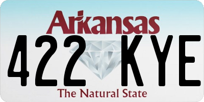 AR license plate 422KYE