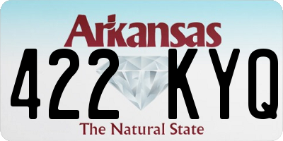 AR license plate 422KYQ