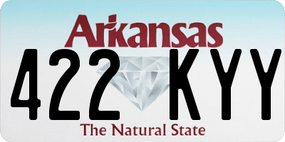 AR license plate 422KYY