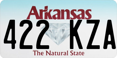 AR license plate 422KZA