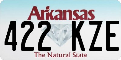 AR license plate 422KZE