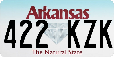 AR license plate 422KZK