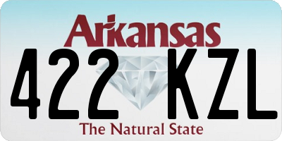 AR license plate 422KZL