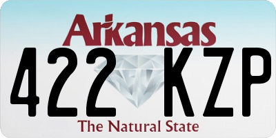AR license plate 422KZP