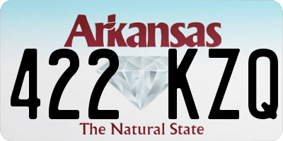 AR license plate 422KZQ