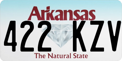 AR license plate 422KZV