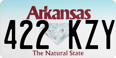 AR license plate 422KZY