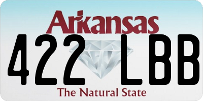 AR license plate 422LBB
