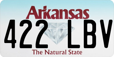 AR license plate 422LBV