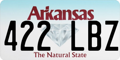 AR license plate 422LBZ
