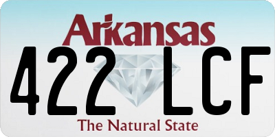 AR license plate 422LCF