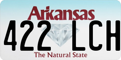AR license plate 422LCH