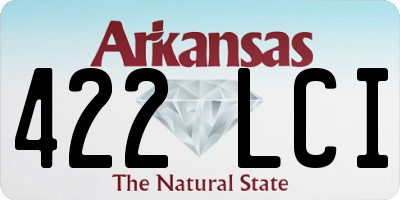 AR license plate 422LCI