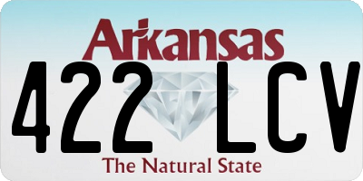 AR license plate 422LCV