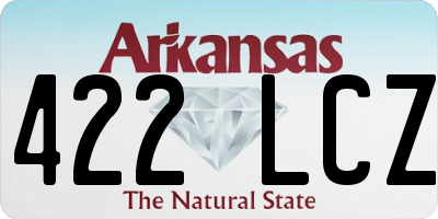 AR license plate 422LCZ