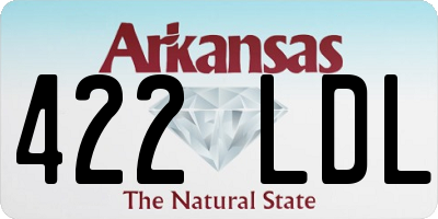 AR license plate 422LDL