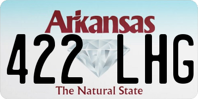 AR license plate 422LHG