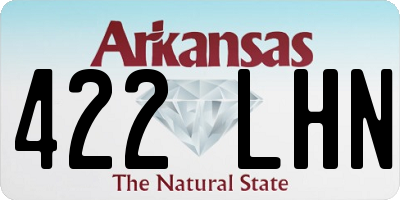 AR license plate 422LHN
