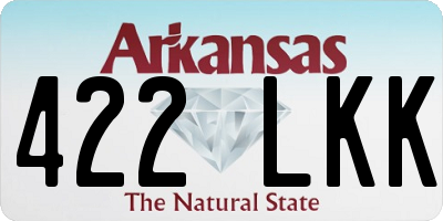AR license plate 422LKK