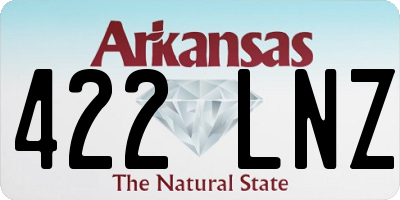 AR license plate 422LNZ