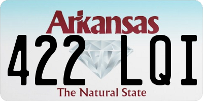AR license plate 422LQI