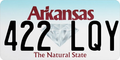 AR license plate 422LQY