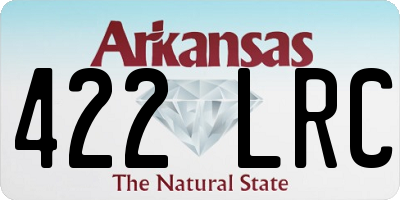 AR license plate 422LRC