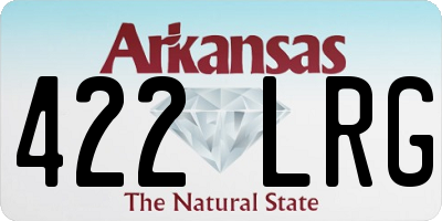 AR license plate 422LRG