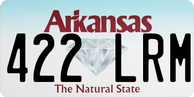 AR license plate 422LRM