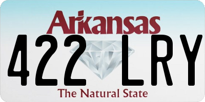 AR license plate 422LRY