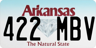 AR license plate 422MBV