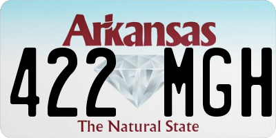 AR license plate 422MGH