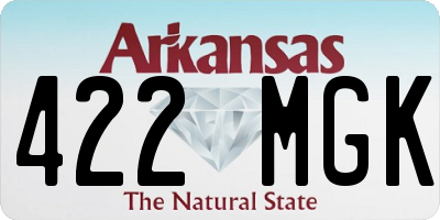 AR license plate 422MGK