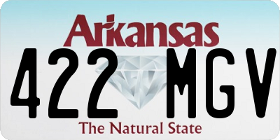 AR license plate 422MGV