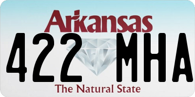 AR license plate 422MHA