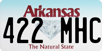AR license plate 422MHC