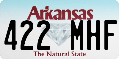 AR license plate 422MHF